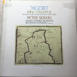 Wolfgang Amadeus Mozart / Peter Serkin / English Chamber Orchestra / Alexander Schneider Piano Concertos No. 14 In E-Flat, K. 449 / No. 15 In B-Flat, 