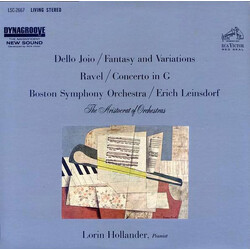 Norman Dello Joio / Maurice Ravel / Boston Symphony Orchestra / Erich Leinsdorf / Lorin Hollander Fantasy And Variations / Concerto In G