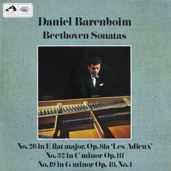 Daniel Barenboim Beethoven Sonatas: No.26 In E Flat Major, Op.81a 'Les Adieux' / No.32 In C Minor, Op.111 / No.19 In G Minor, Op.49, No.1