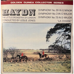 Joseph Haydn / The Little Orchestra Of London / Leslie Jones Symphony No. 39 / Symphony No. 3 / Symphony No. 73 "La Chasse"