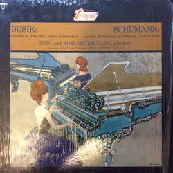 Jan Ladislav Dusík / Robert Schumann / Toni Grünschlag / Rosi Grünschlag Concerto In B Flat For 2 Pianos & Orchestra / Andante & Variations For 2 Pian