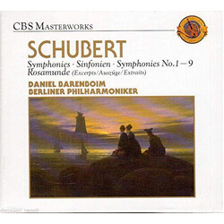 Franz Schubert / Daniel Barenboim Daniel Barenboim Conducts Schubert: The 8 Symphonies & Highlights From "Rosamunde" CD Box Set