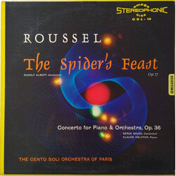 Albert Roussel / Rudolf Albert / Serge Baudo / Claude Helffer / The Centi Solo Orchestra Of Paris The Spider's Feast, Op. 17 / Concerto For PIano & Or