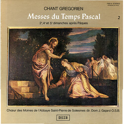 Chœur Des Moines De L'Abbaye Saint-Pierre De Solesmes / Dom Joseph Gajard Chant Gregorien - Messes Du Temps Pascal 2