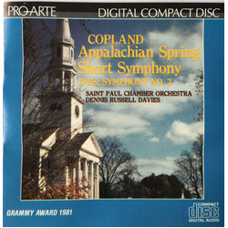 Aaron Copland / Charles Ives / The Saint Paul Chamber Orchestra / Dennis Russell Davies Appalachian Spring / Short Symphony / Symphony No. 3