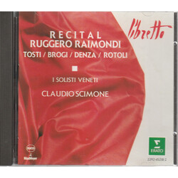 Ruggero Raimondi / I Solisti Veneti / Claudio Scimone / Francesco Paolo Tosti / Renato Brogi / Luigi Denza / Augusto Rotoli Recital Ruggero Raimondi