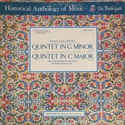 Wolfgang Amadeus Mozart / The Griller String Quartet / William Primrose Quintet In G Minor K. 516 / Quintet In C Major K. 515