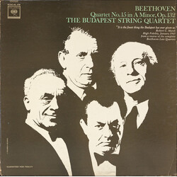 Ludwig van Beethoven / Budapest String Quartet Quartet No. 15 In A Minor, Op. 132