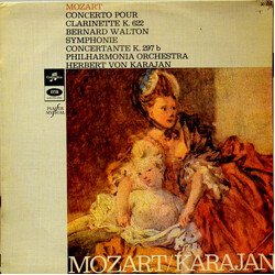 Wolfgang Amadeus Mozart / Herbert von Karajan / Philharmonia Orchestra Concerto En La Majeur Pour Clarinette  K. 622 / Symphonie Concertante  K. 297b