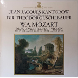 Wolfgang Amadeus Mozart / Jean-Jacques Kantorow / Bournemouth Sinfonietta / Theodor Guschlbauer Deux Concertos Pour Violon
