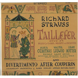 Richard Strauss / Maria Cebotari / Walther Ludwig / Hans Hotter / Der Rudolf Lamy-Chor Taillefer And Divertimento After Couperin