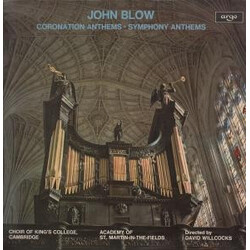 John Blow Coronation Anthems - Symphony Anthems
