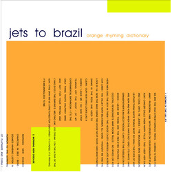 Jets To Brazil Orange Rhyming Dictionary (Clear Vinyl) Vinyl  LP
