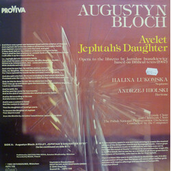 Augustyn Bloch / Halina Lukomska / Andrzej Hiolski Ayelet, Jephtah's Daughter