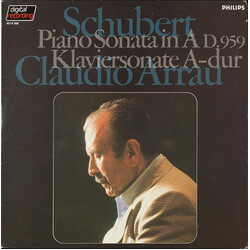 Franz Schubert / Claudio Arrau Piano Sonata in A D. 959