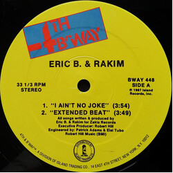 Eric B. & Rakim I Ain't No Joke / Eric B. Is On The Cut