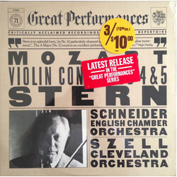 Wolfgang Amadeus Mozart / Isaac Stern / Alexander Schneider / English Chamber Orchestra / George Szell / The Cleveland Orchestra Mozart: Violin Concer