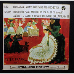 Franz Liszt / Frédéric Chopin / Peter Frankl Hungarian Fantasy For Piano And Orchestra / Rondo For Piano And Orchestra, Op. 14 "Krakowiak" / Andante S