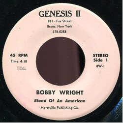 Bobby Wright Blood Of An American (+16-Page Vinyl 7" 