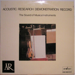 Various Acoustic Research Demonstration Record. Vol.1: The Sound Of Musical Instruments
