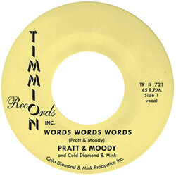 Pratt & Moody / Cold Diamond & Mink Words Words Words