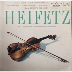 Jascha Heifetz / Ernest Chausson / Camille Saint-Saëns / Julius Conus / Pablo de Sarasate / RCA Victor Symphony Orchestra / William Steinberg / Izler 