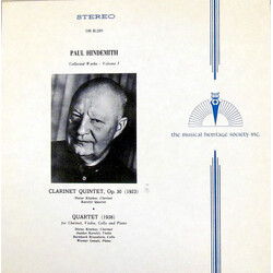 Paul Hindemith Collected Works - Volume I