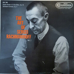 Frédéric Chopin / Robert Schumann / Sergei Vasilyevich Rachmaninoff The Art Of Sergei Rachmaninoff - Vol. 1