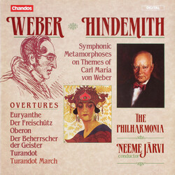 Carl Maria von Weber / Paul Hindemith / Philharmonia Orchestra / Neeme Järvi Symphonic Metamorphoses On Themes Of Carl Maria Von Weber / Overtures