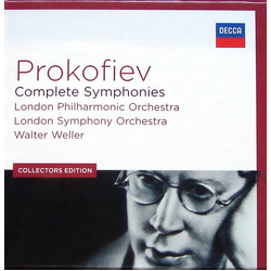 Sergei Prokofiev / The London Philharmonic Orchestra / The London Symphony Orchestra / Walter Weller Complete Symphonies Vinyl LP