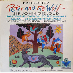 Sergei Prokofiev / Camille Saint-Saëns / Wolfgang Amadeus Mozart / John Gielgud / Academy Of London / Richard Stamp Peter And The Wolf / Carnival Of T