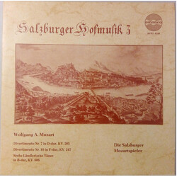 Wolfgang Amadeus Mozart / Die Salzburger Mozartspieler Salzburger Hofmusik 3