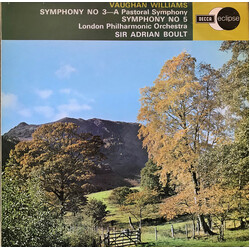 Ralph Vaughan Williams / The London Philharmonic Orchestra / Sir Adrian Boult Symphony No 3 - A Pastoral Symphony / Symphony No 5