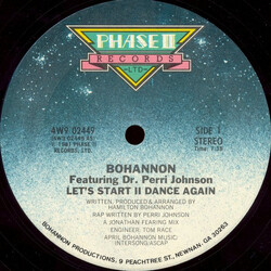 Hamilton Bohannon Let's Start II Dance Again