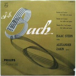Johann Sebastian Bach / Isaac Stern / Alexander Zakin Partita In E Minor For Violin And Piano / Sonata In G Minor For Violin And Piano / Sonata No. 3 