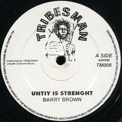 Barry Brown / Drummie Benji Unity Is Strength / Higher Region