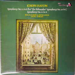 Joseph Haydn / Philharmonia Hungarica / Antal Dorati Symphony No. 26 In D Minor 'Lamentation' • Symphony No. 25 In C • Symphony No. 27 In G • Symphony