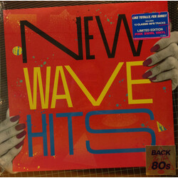 Various Artists New Wave Hits (Marble Blue/Red Swirl) Vinyl