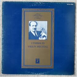 Jacques Thibaud Violin Recital