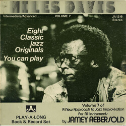 Jamey Aebersold Miles Davis (Eight Classic Jazz Originals You Can Play)