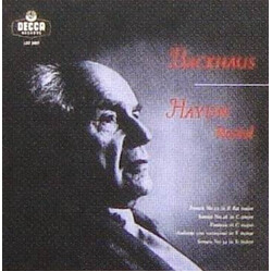 Wilhelm Backhaus Haydn Recital