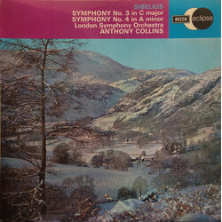Jean Sibelius / The London Symphony Orchestra / Anthony Collins (2) Symphony No. 3 In C Major / Symphony No. 4 In A Minor