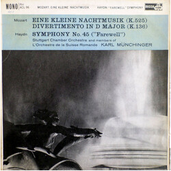 Wolfgang Amadeus Mozart / Joseph Haydn / Stuttgarter Kammerorchester / L'Orchestre De La Suisse Romande / Karl Münchinger Eine Kleine Nachtmusic / "Fa