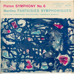 Walter Piston / Bohuslav Martinů / Boston Symphony Orchestra / Charles Munch Symphony No. 6 / Fantasies Symphoniques