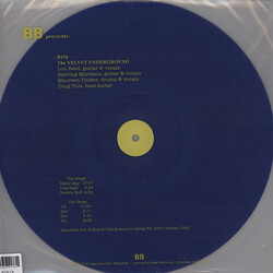 The Velvet Underground Live At End of Cole Avenue in Dallas, Texas, 27 October 1969 Vinyl LP