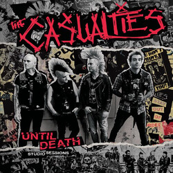 Casualties Until Death - Studio Sessions RED BLACK SPLATTER VINYL LP