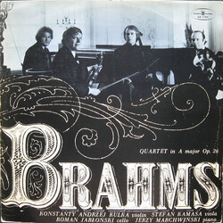 Johannes Brahms / Konstanty Andrzej Kulka / Stefan Kamasa / Roman Jabłoński / Jerzy Marchwiński Quartet In A Major Op. 26