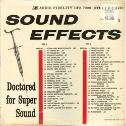 No Artist Sound Effects Volume 1