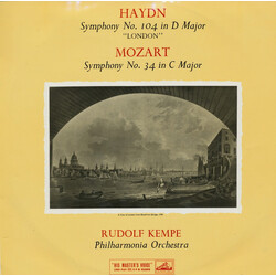 Philharmonia Orchestra / Rudolf Kempe / Joseph Haydn / Wolfgang Amadeus Mozart London Symphony No. 104 In D Major / Symphony No. 34 In C Major