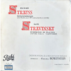 Richard Strauss / Igor Stravinsky / Orchestre National De La R.T.F. Métamorphoses (Un Étude Pour 23 Instruments À Cordes) / Symphonie De Psaumes